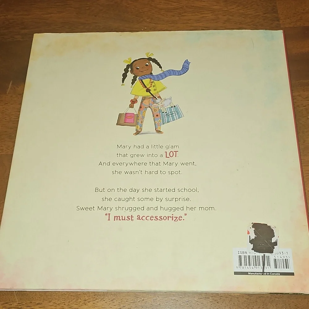 Mary Had a Little Glam Children's Book. Hard Cover!!